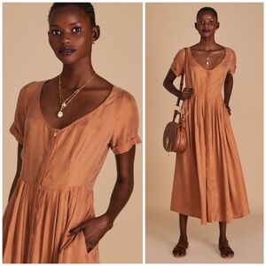 Beautiful Sancia Cupro Midi Dress